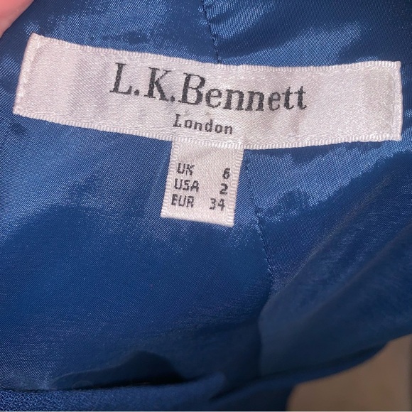 LK Bennett Blue Dress “Davina” ASO Kate Middleton 2 - Picture 6 of 16